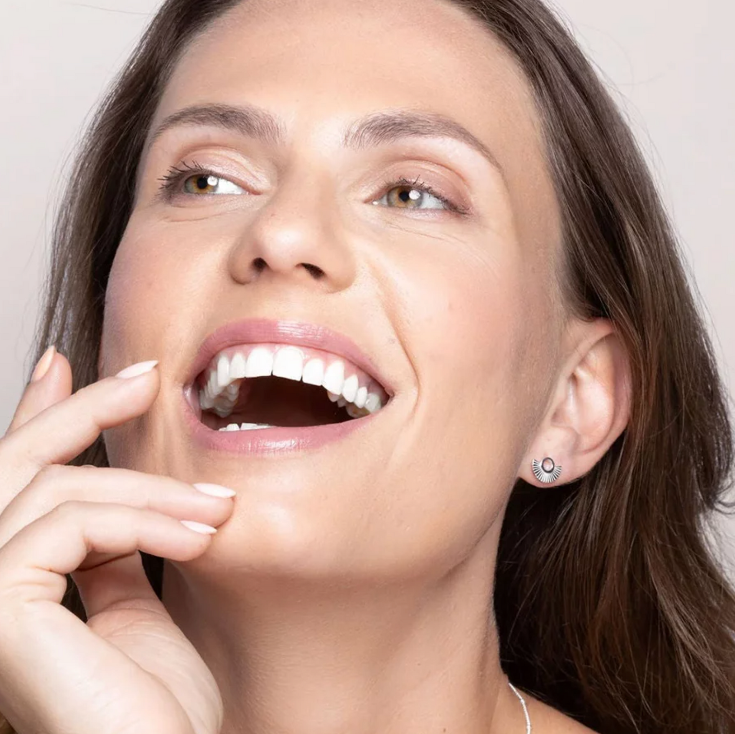 Vurchoo Art Deco Fan Stud Earrings